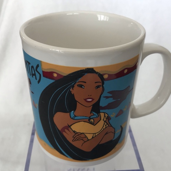 Disney Pocahontas Staffordshire Mug KilnCraft England - Picture 1 of 4